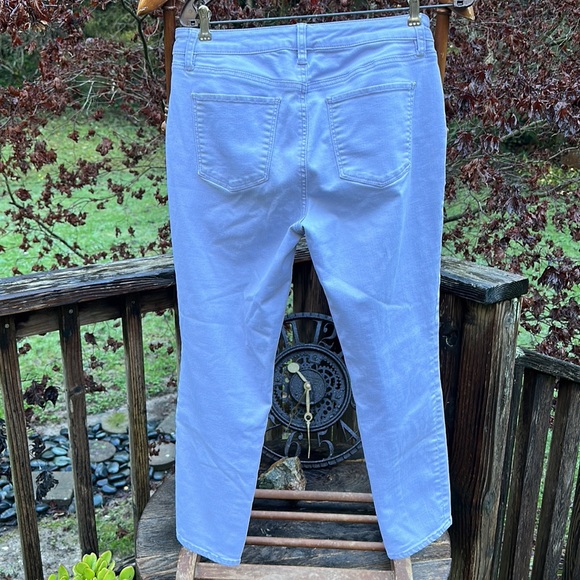 Talbots flawless 5 pockets slim ankle petites jeans light grey 8P - Picture 6 of 6